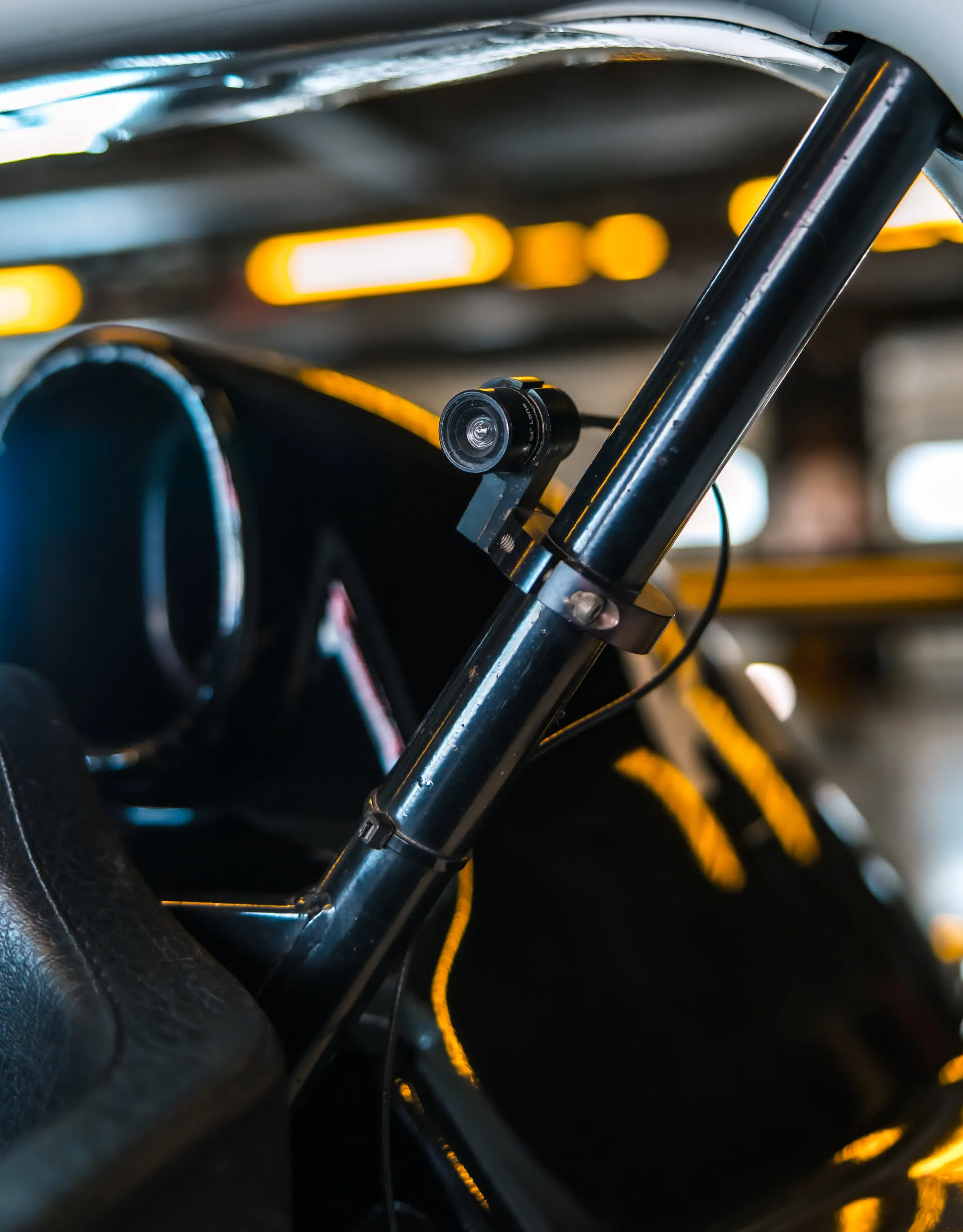 Sports car on the circuit